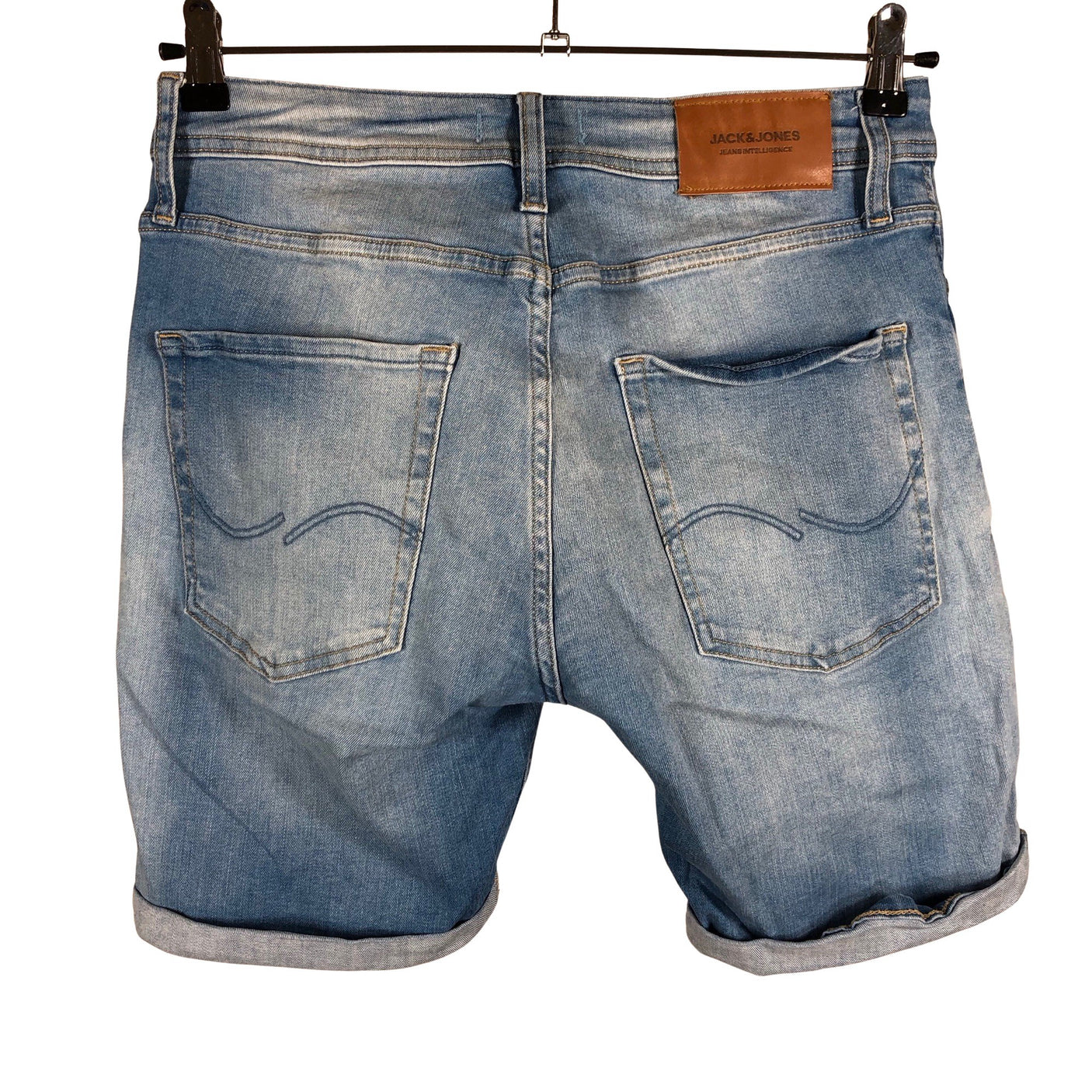 Unisex Jack & Jones - Denim shorts, size S - Light blue (2)