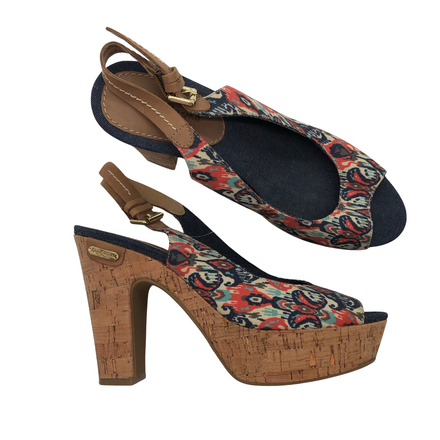 Unisex Pepe Jeans - Heeled sandals, size 40 - Blue (1)