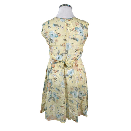 Unisex Amis - Schiffon dress, size 42 - Yellow (2)