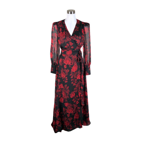 Unisex Bardot - Schiffon dress, size 38 - Red ()