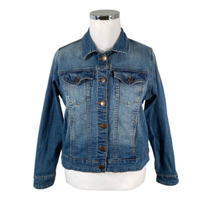 Unisex Zizzi - Denim jacket, size 42 - Blue (1)