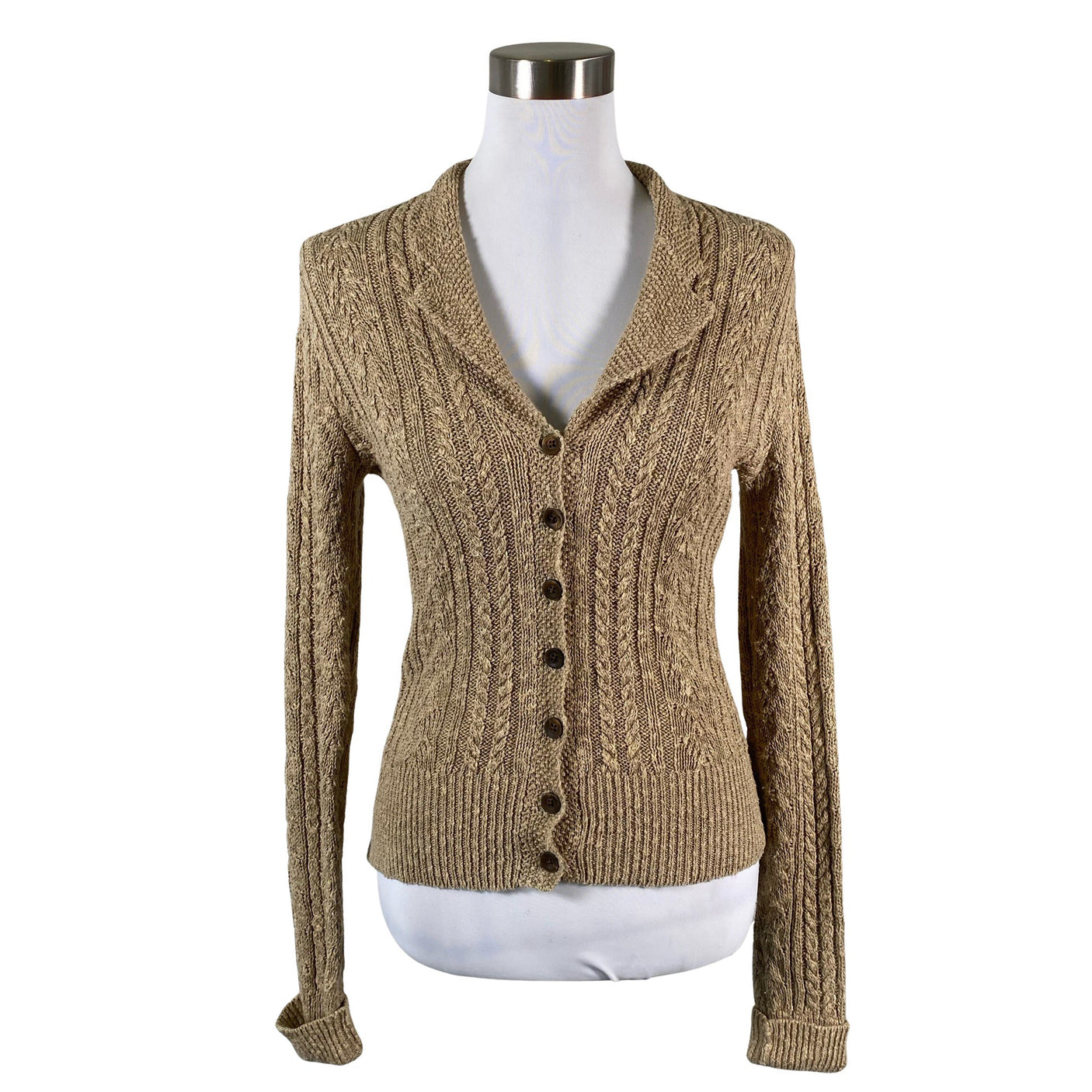Unisex Polo Ralph Lauren - Cardigan, size 38 - Brown (1)
