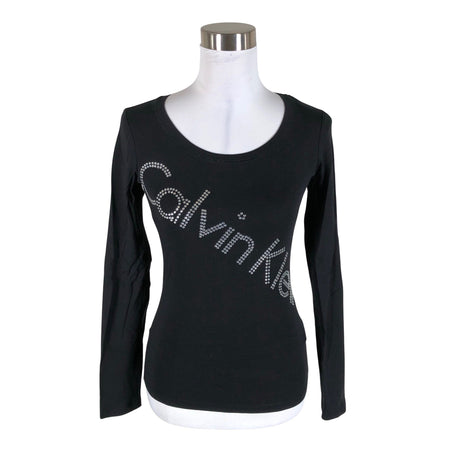 Unisex Calvin Klein Jeans - Tricot shirt, size 34 - Black ()