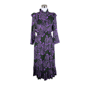 Unisex Vimma - Schiffon dress, size 34 - Green (1)