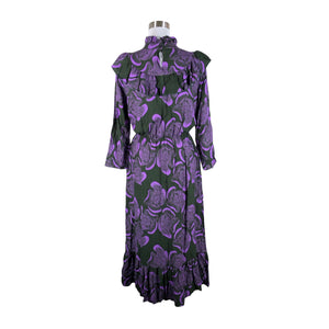 Unisex Vimma - Schiffon dress, size 34 - Green (2)