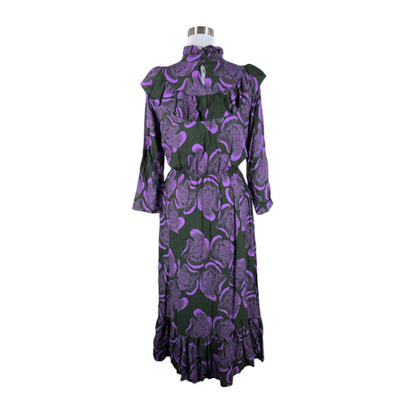Unisex Vimma - Schiffon dress, size 34 - Green (2)