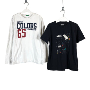 Unisex Benetton - Tricot shirt, size 146 - 152 - White (1)