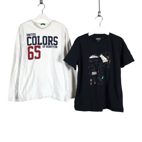 Unisex Benetton - Tricot shirt, size 146 - 152 - White ()