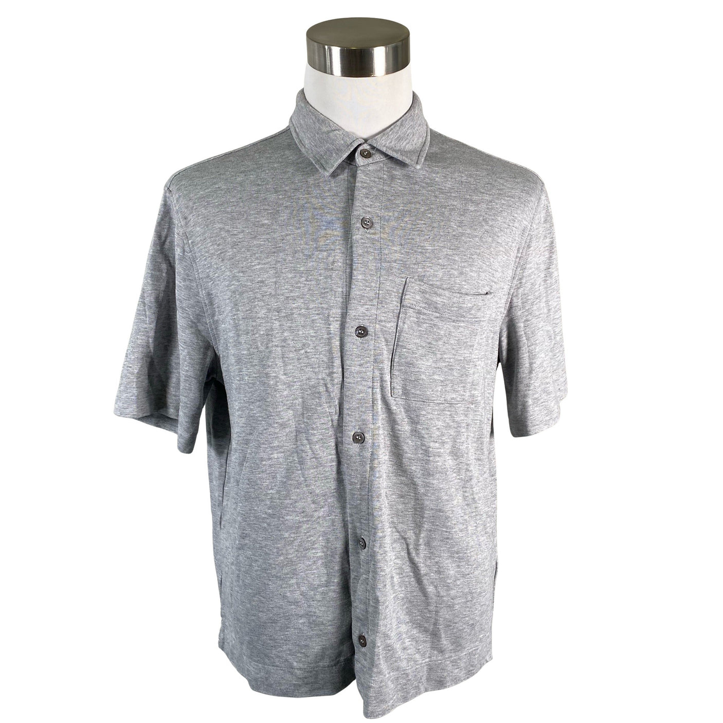 Unisex COS - Collared shirt, size L - Gray (1)