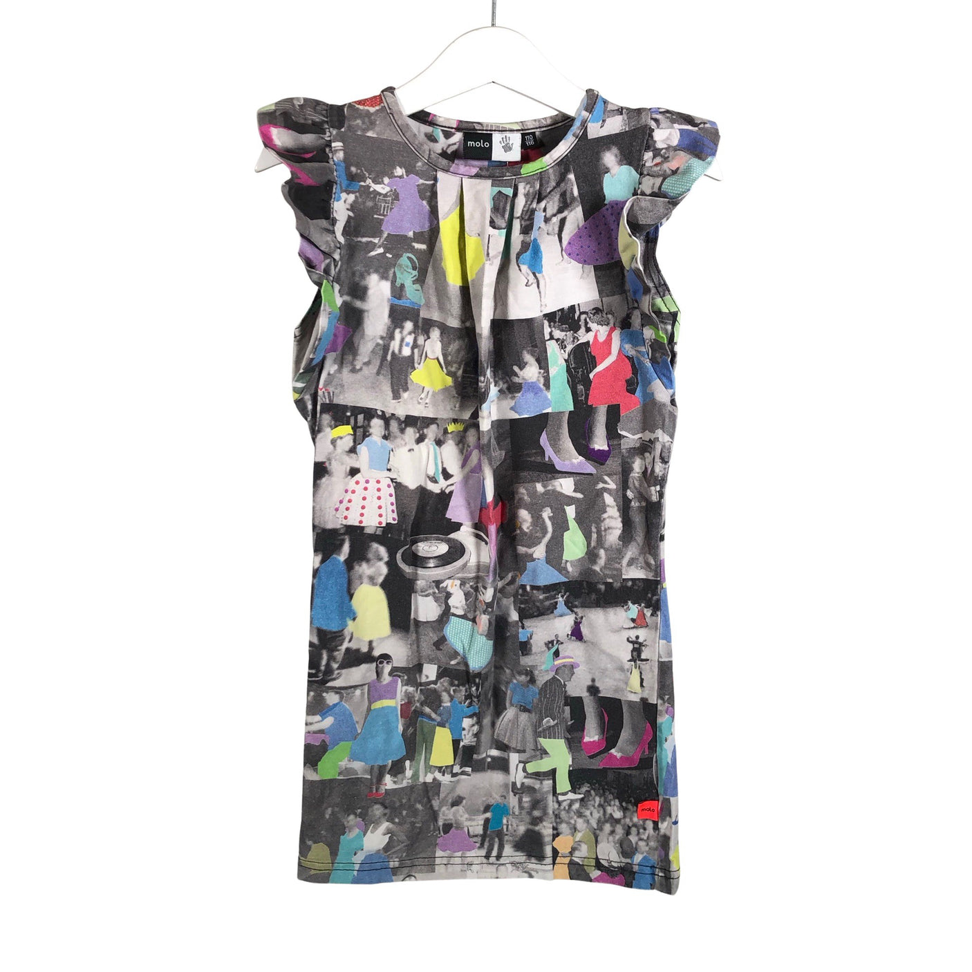 Unisex Molo Kids - Tricot dress, size 110 - 116 - Gray (1)