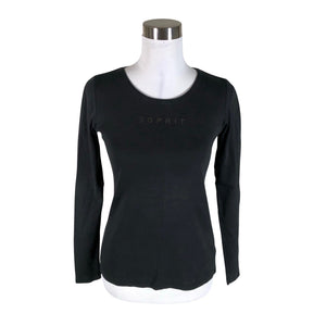 Unisex Esprit - Tricot shirt, size 36 - Black (1)