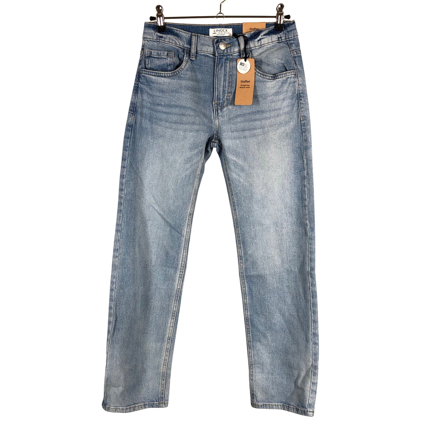 Unisex Lindex - Jeans, size 140 - 146 - Light blue (1)