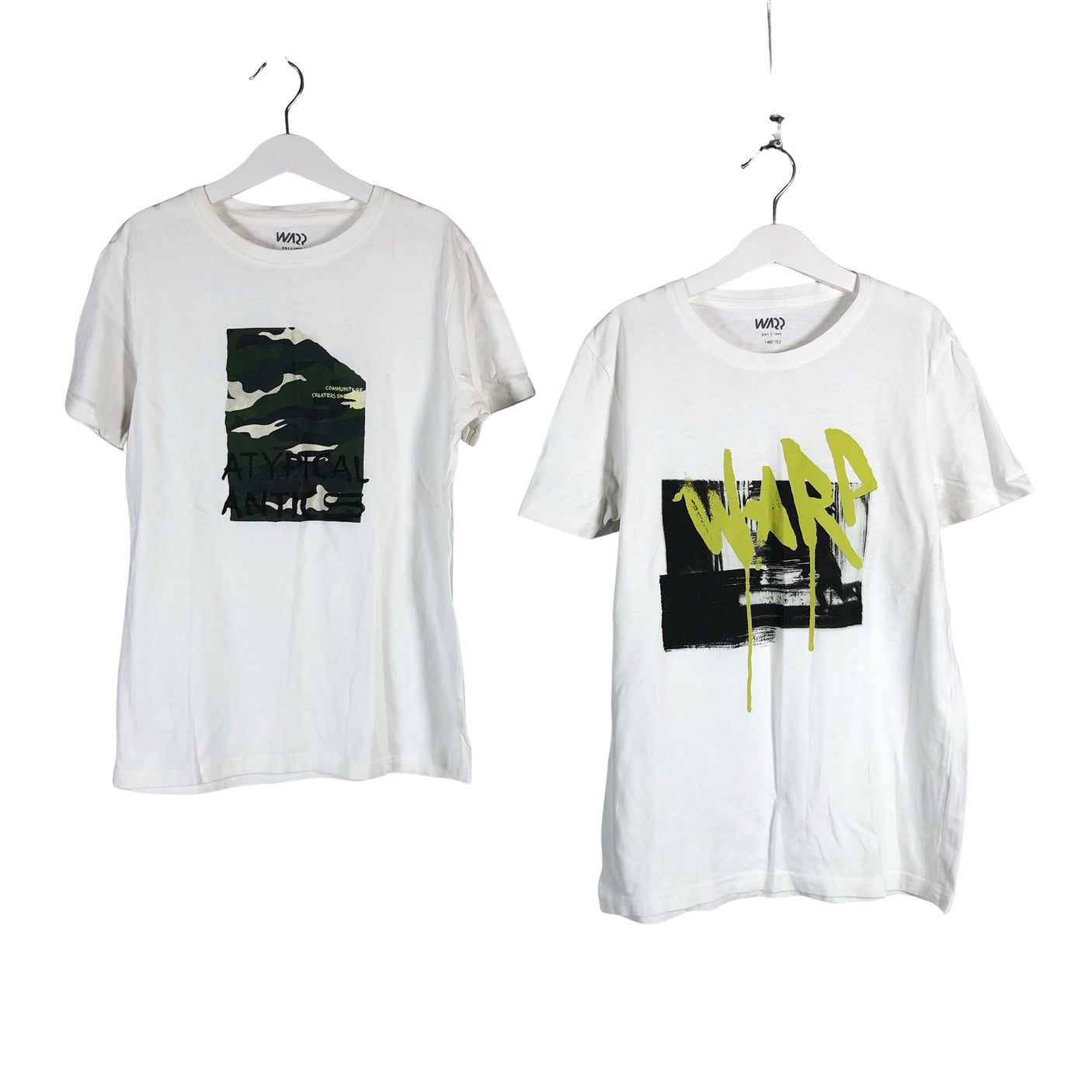 Unisex Warp - T-shirt, size 146 - 152 - White (1)