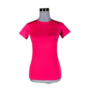 Unisex Kari Traa - Sports shirt, short sleeve, size 34 - Pink (1)