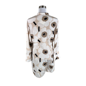 Unisex Marimekko - Schiffon tunic, size 38 - Beige (2)