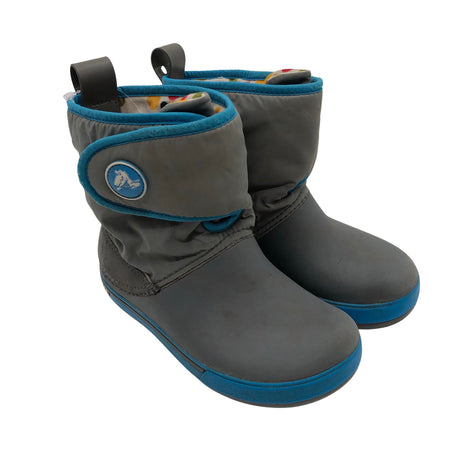 Unisex Crocs - Spring/Fall shoes, size 32 - Gray (2)