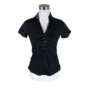 Unisex Esprit - Short-sleeved blouse, size 32 - Black (1)