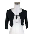 Unisex Your Face - Knit bolero jacket, size 38 - Black ()