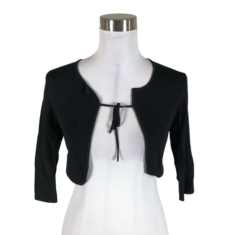 Unisex Your Face - Knit bolero jacket, size 38 - Black ()
