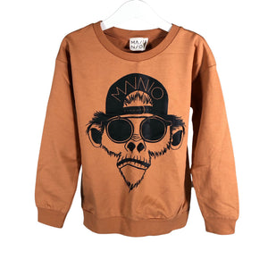 Unisex Mainio - Sweatshirt, size 110 - 116 - Orange (1)