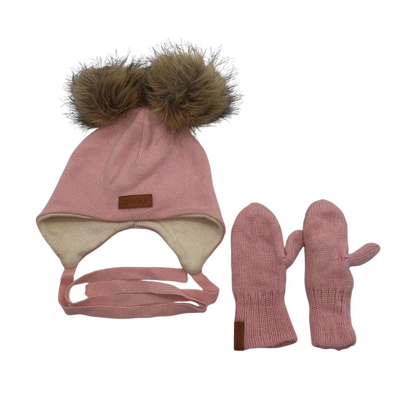 Unisex Gugguu - Mid-season hat, size 48 - 50 cm - Light pink (1)