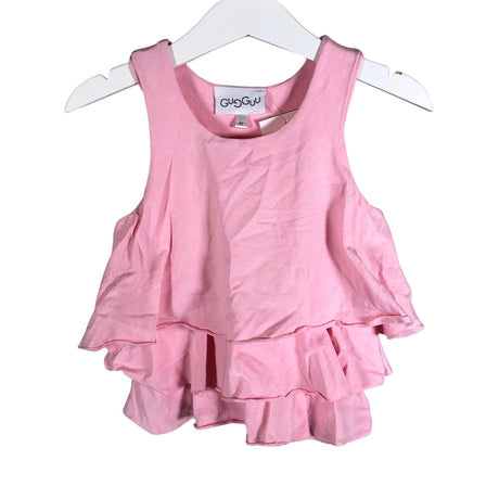 Unisex Gugguu - Tricot tank top, size 86 - 92 - Light pink ()