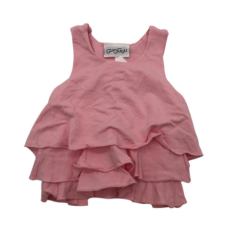 Unisex Gugguu - Tricot tank top, size 74 - 80 - Light pink ()