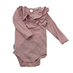 Unisex Metsola - Body, size 74 - 80 - Light pink (1)