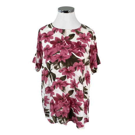 Unisex Zizzi - Short-sleeved blouse, size 46 - White ()