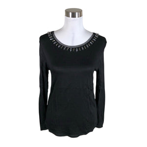 Unisex Massimo Dutti - Tricot shirt, size 38 - Black (1)