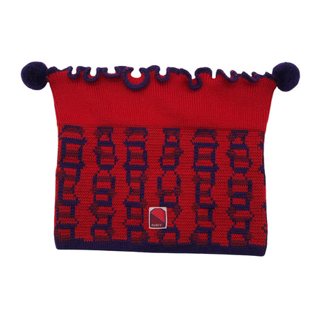 Unisex Husky - Winter beanie, size 58 - 60 cm - Red ()