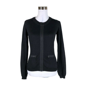 Unisex Part two - Cardigan, size 38 - Black (1)