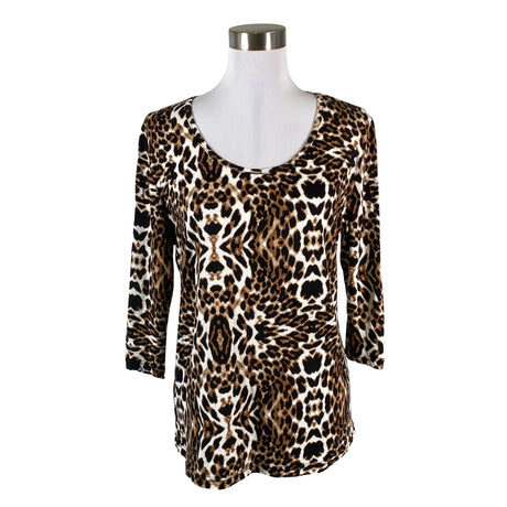 Unisex Think Positive - Tricot shirt, size 40 - Brown ()