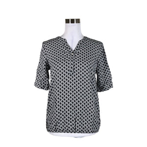 Unisex Tom Tailor - Short-sleeved blouse, size 34 - Black (1)