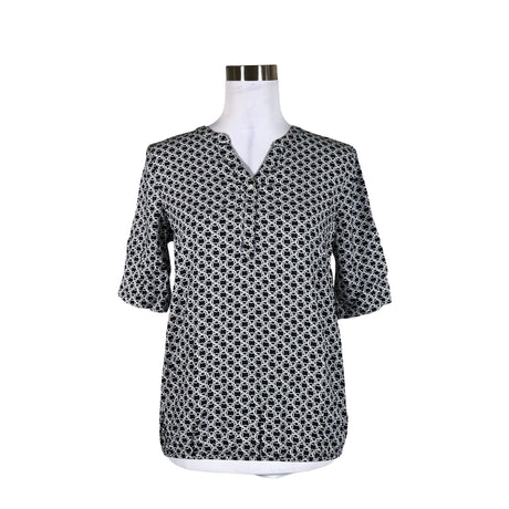 Unisex Tom Tailor - Short-sleeved blouse, size 34 - Black ()