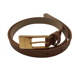 Unisex Hugo Boss - Leather belt, size No size - Brown (1)