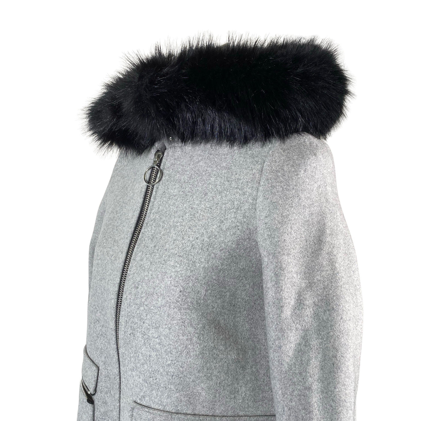 Unisex Maje - Wool coat, size 36 - Gray (2)