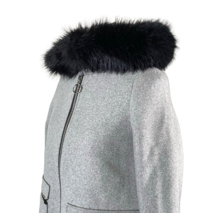 Unisex Maje - Wool coat, size 36 - Gray (2)
