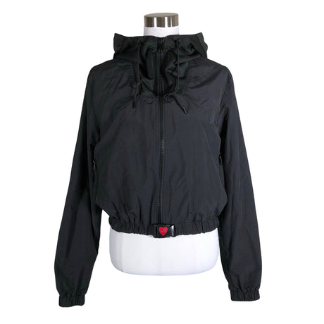 Unisex Love Moschino - Outdoor jacket, size 34 - Black ()