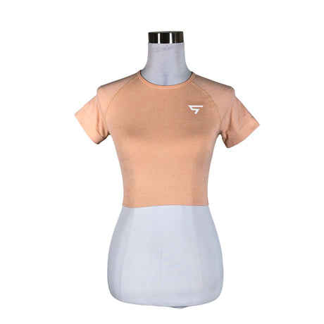 Unisex Squatproof - Sports shirt, short sleeve, size 36 - Orange ()