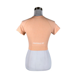 Unisex Squatproof - Sports shirt, short sleeve, size 36 - Orange (2)