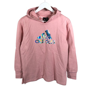 Unisex Adidas - Sweatshirt tunic, size 158 - 164 - Light pink (1)