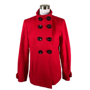 Unisex Marc Aurel - Wool coat, size 40 - Red (1)