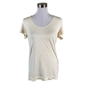 Unisex by Malene Birger - T-shirt, size 36 - Natural white (1)