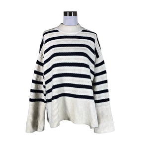 Unisex Samsoe&Samsoe - Kootud tuunika, suurus 36 - Looduslik valge