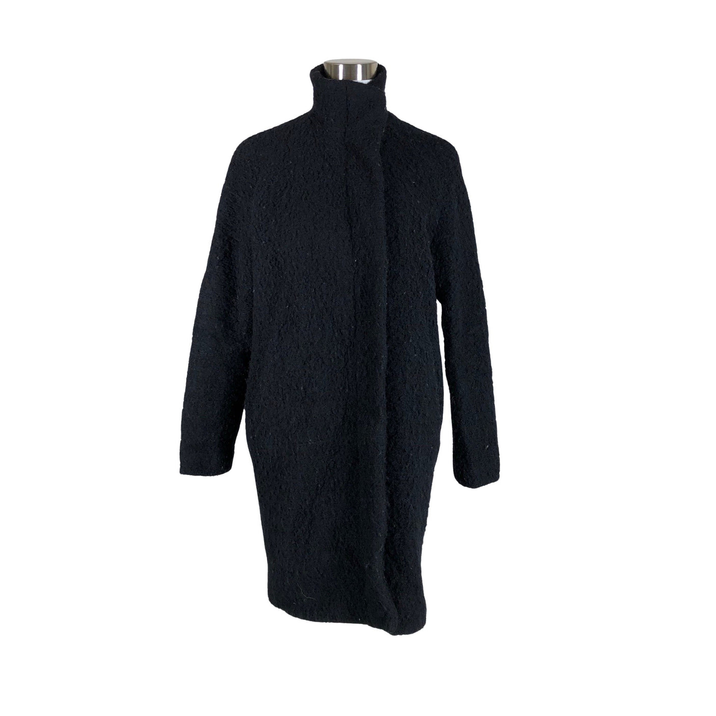 Unisex Samsoe&Samsoe - Wool coat, size 34 - Black (1)
