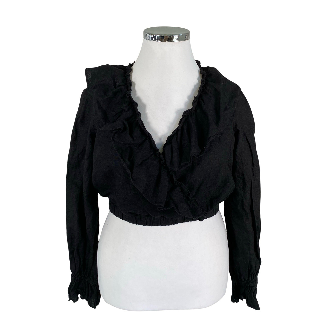 Unisex &Other Stories - Blouse, size 42 - Black (1)