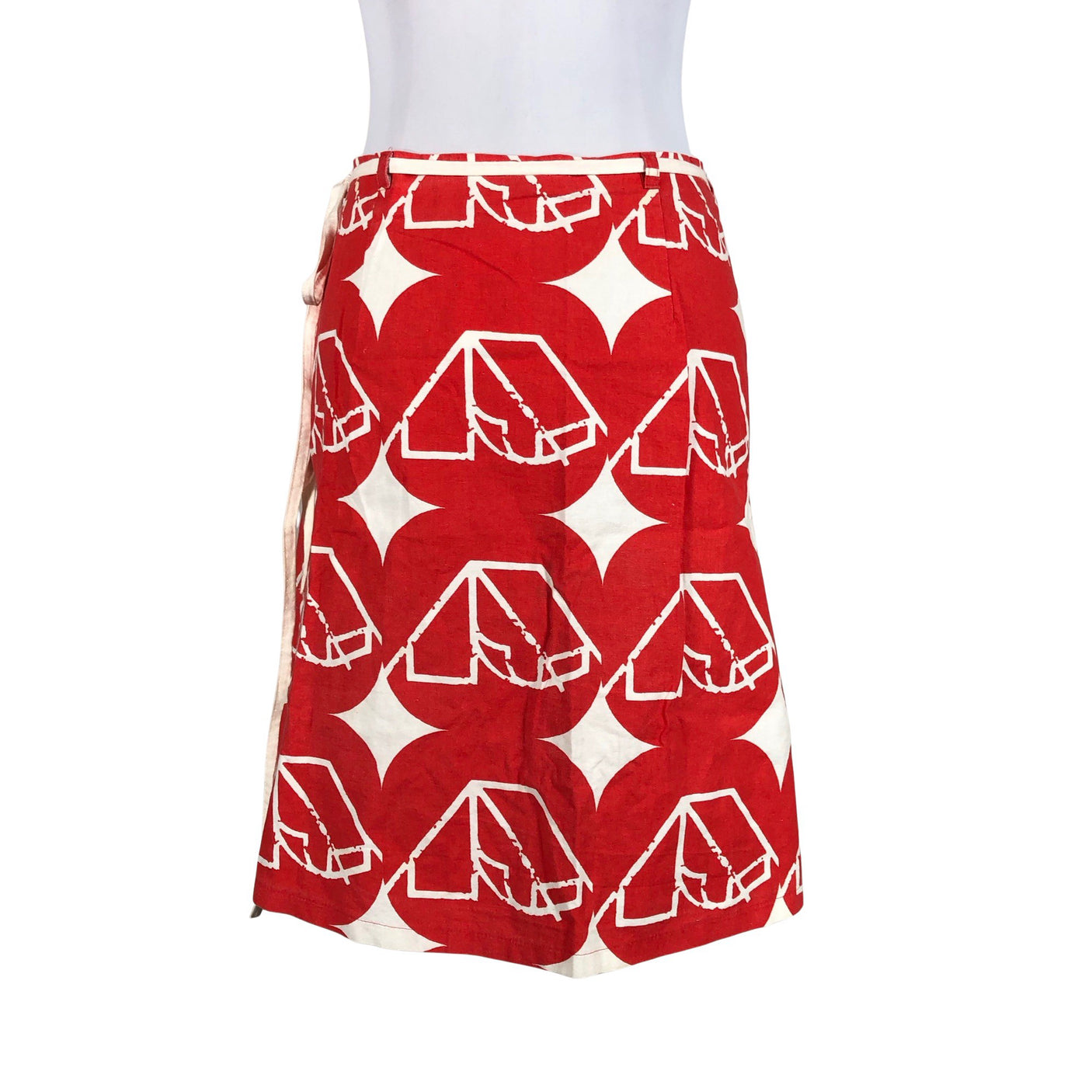 Unisex IVANAhelsinki - Fabric skirt, size 38 - Red (2)
