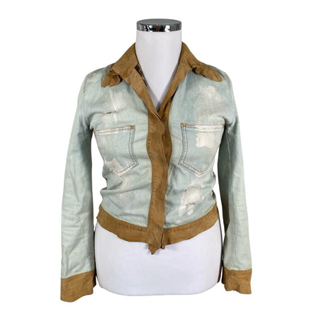 Unisex SportStaff - Denim jacket, size 42 - Light blue ()