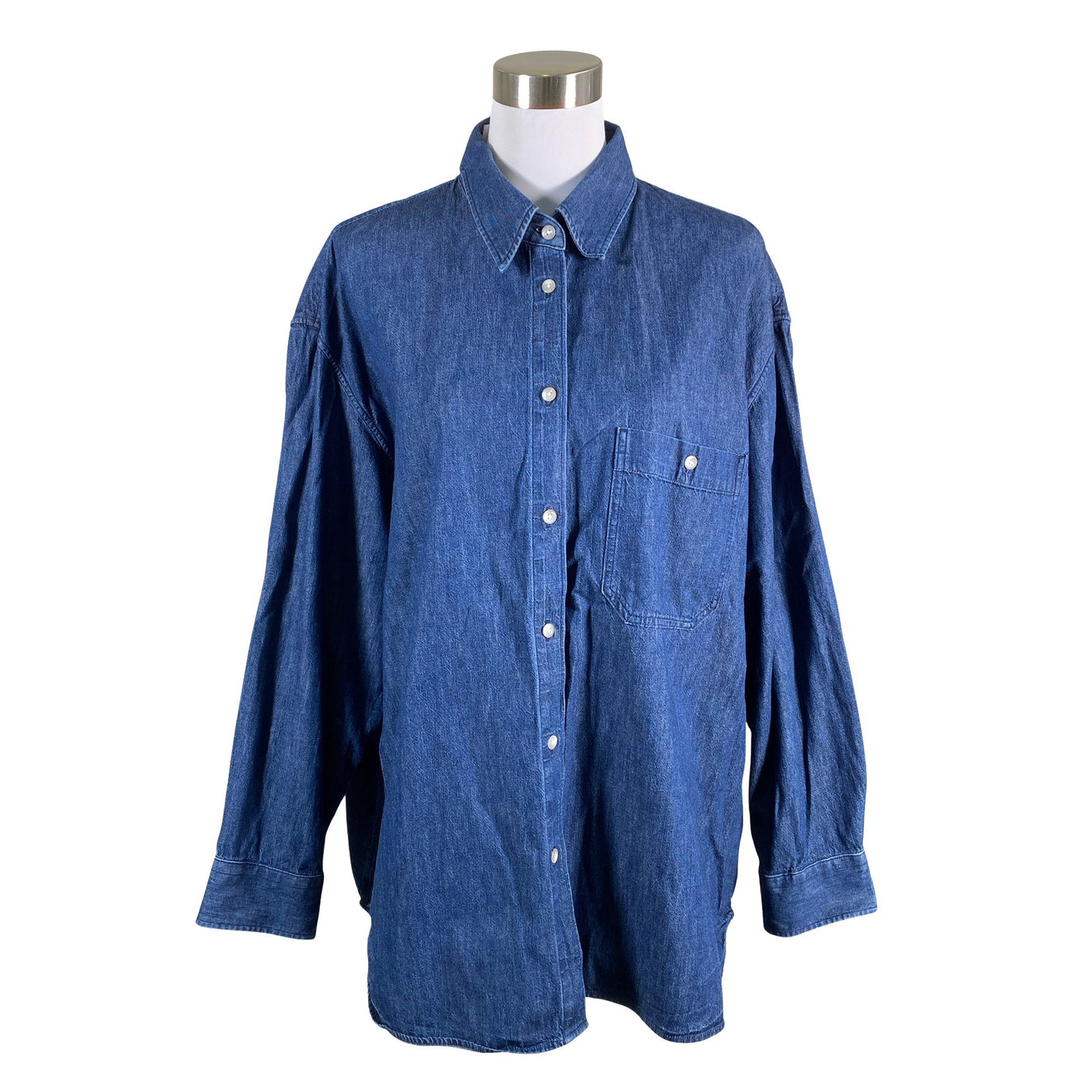 Unisex Uniqlo - Denim tunic, size 40 - Blue (1)